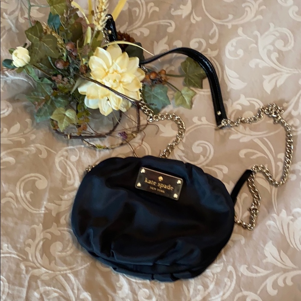 Kate Spade Black Nylon Crossbody